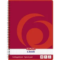 Herlitz Spiralblock, A5, kariert, 80 Blatt (297531)