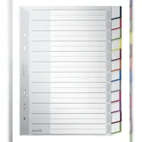 Leitz Register A5 Grau 12 Stück