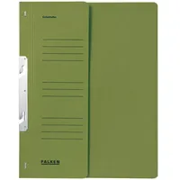 Falken Einhakhefter Karton grün DIN A4, halber Deckel, 1