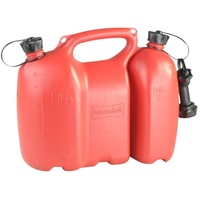 Hünersdorff Doppelkanister PROFI 6+3 L, HD-PE rot, mit UN-Zulassung,