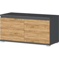 Germania Garderobenbank Lissabon Holzoptik Braun Eiche