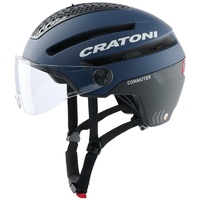 CRATONI Fahrradhelm Commuter Stadthelm - Blue matt - M-L