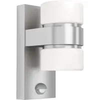 EGLO Außenleuchte Aluminium, Edelstahl, Kunststoff 23,0 cm inkl. Bewegungsmelder
