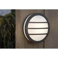 ECO-Light Seine 3361 gr Außenwandleuchte Energiesparlampe, LED E27 23W