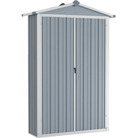 VidaXL Gerätehaus 1,08 x 0,46 m grau