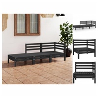 VidaXL Modell 10 Loungeset schwarz