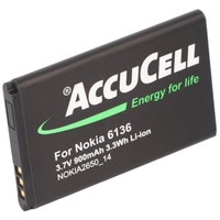 AccuCell Akku passend für Nokia BL-4C mit 3,7 Volt