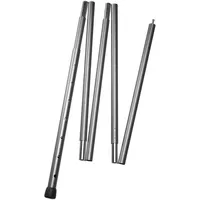 Nordisk Teleskopstange Xl - Aluminium / Gunmetal - 202-232