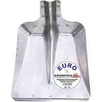 Krumpholz Hallenser Randschaufel FAVORIT Gr.9 380x380mm Aluminiumblech