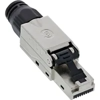 InLine RJ45 Stecker Cat.8.1 2000MHz, feldkonfektionierbar, geschirmt, Schraubv.