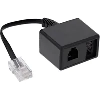 InLine TAE Adapterkabel RJ45 Stecker auf TAE-N & RJ11