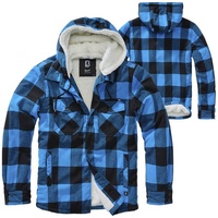 Brandit Textil Lumberjack Jacke Black / Blue 3XL