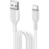 Belkin USB-C/USB-A Kabel 3m PVC, weiß CAB001bt3MWH
