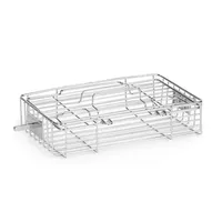 Klarstein AeroVital Cube Chef Heißluftfritteuse Steak-Käfig Zubehör, Edelstahl -