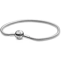 Pandora Armband mit Kugelverschluss Silber 590728 Größe 18 cm