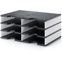 Styro Sortierstation styrodoc duo black & white schwarz/weiß mit