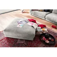 KAWOLA Hocker MADELINE Polsterhocker Cord grau