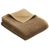 IBENA Fano Sesselschoner 50 x 200 cm braun/camel