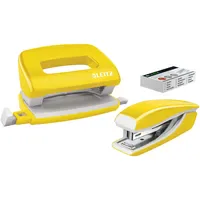 Leitz Locher und Heftgeräte Set NeXXt WOW gelb