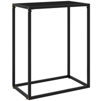 VidaXL Konsolentisch Schwarz 60x35x75 cm Hartglas