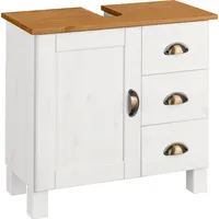 Home Affaire Waschbeckenunterschrank »Oslo« Kiefer, 1 Tür und 3