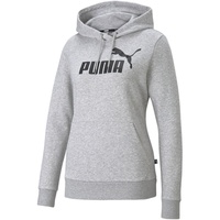 Puma Essentials Logo Hoodie Damen 04 light gray heather