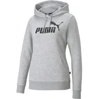 Puma Essentials Logo Hoodie Damen 04 light gray heather