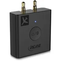 InLine Flugzeug Bluetooth Audio Transmitter Sender, BT 5.0, aptX