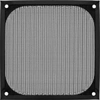 InLine Lüftergitter, Aluminium Filter, 120x120mm, schwarz