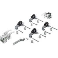 Hettich Schiebetürbeschlag Top Line 1 2-türig Komplett-Set 50kg DIN