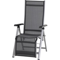 Siena Garden Tesoro Relaxsessel Aluminium/Ranotex®-Gewebe - Silber