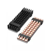 GRAUGEAR G-M2HS02, Cooling Kit Kupfer/Aluminum für M.2 2280 SSD,
