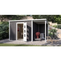 Weka Designhaus 413B Gr.2 4,50 x 3,00 m anthrazit