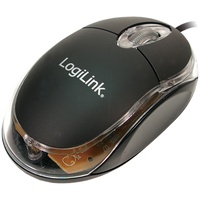 Logilink Optische USB Mini Maus schwarz (ID0010)