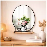 Hti-Living Wandboard Mirror Viola 1-tlg. Schwarz