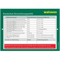 Walraven Pacifyre Kennzeichnungsschild 2149999901 für Wände und Decken