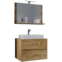 VCM my bath Badmöbel-Set Lendas M 915200 honig-eiche 61,0
