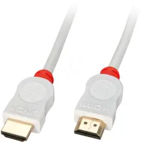 LINDY HDMI Anschlusskabel HDMI-A Stecker, HDMI-A Stecker 1.00m Rot