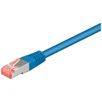 Goobay CAT 6 Patchkabel, S/FTP (PiMF), Blau