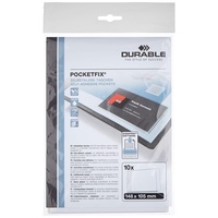 Durable Selbstklebetasche Pocketfix, 148 x 105 mm (Innenmaß), 10