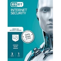 Eset Internet Security 3 User, 1 Jahr, ESD (multilingual)