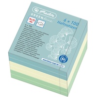 Herlitz 50033430 75 x 75 mm, 600 Blatt GREENline,