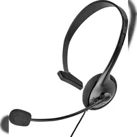Renkforce On Ear Headset kabelgebunden Mono Schwarz Lautstärkeregelung, Mikrofon-Stummschaltung