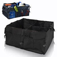 Eyepower Faltbare Kofferraumtasche Auto Organizer 56x40x24 cm Schwarz