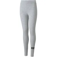 Puma Essentials Logo Leggings Kinder light gray heather 140