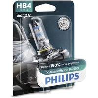 Philips X-tremeVision Pro150 HB4 Scheinwerferlampe +150%, Einzelblister, 559528, Single