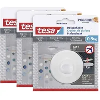 Tesa 77781 Deckenhaken Weiß Inhalt: 3 St.
