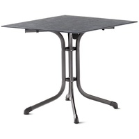 Sieger Klapptisch 80 x 80 x 73 cm eisengrau/schiefer