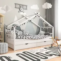 VitaliSpa Hausbett Design 90 x 200 cm Kiefer massiv