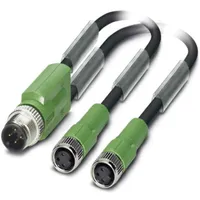 Phoenix Contact 1671331 Sensor-/Aktor-Steckverbinder, konfektioniert M12 Adapter, Y-Form 30.00